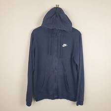 Nike Hoodie Mens Medium Blue