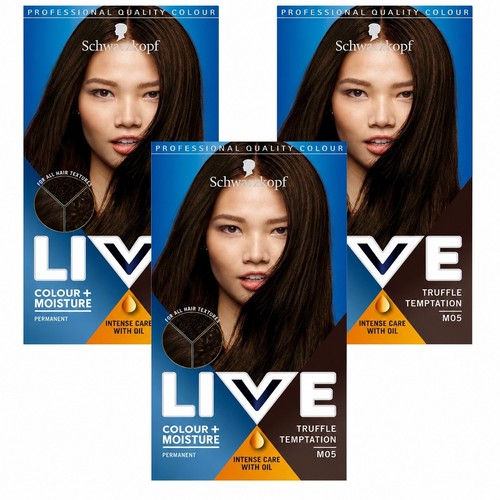 Schwarzkopf live hair dye - schwarzkopf, m05