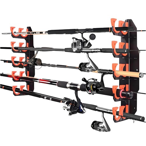 Fishing rod holder wall mount - fishing,