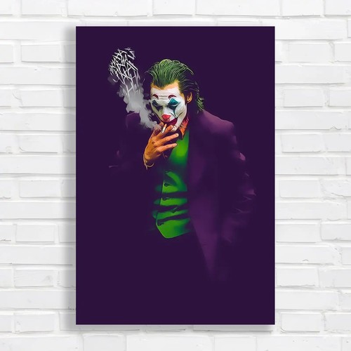 Sinister smile joker canvas - smile,
