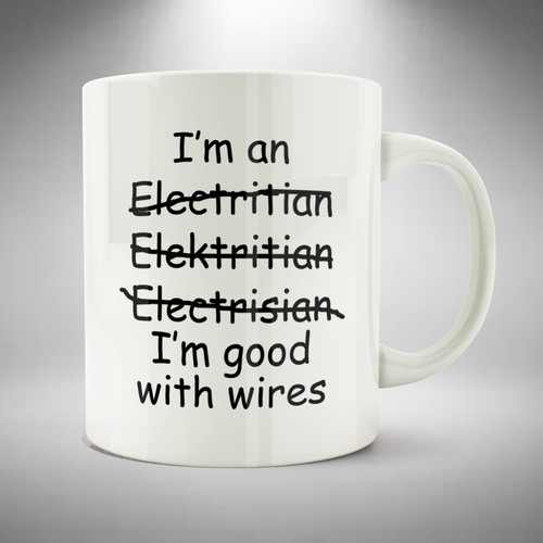 Electrician mug cup - i'm,