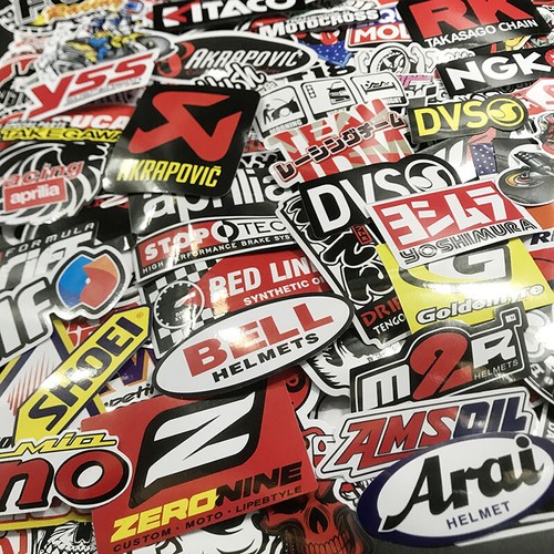 Racing decals stickers - decals, set