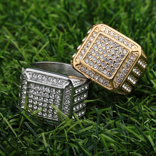 Mens iced pinky - mens, band