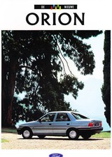 1992 Ford Orion Dutch Sales