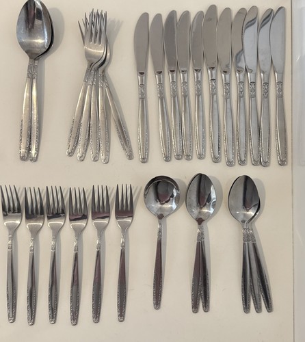 Vintage floral stainless steel - vintage,