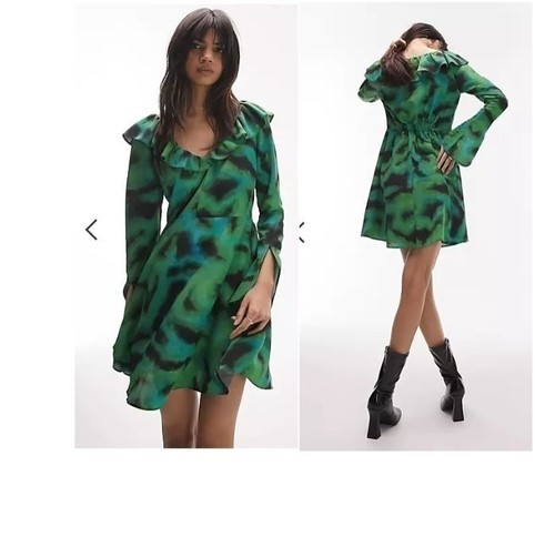 Topshop animal ruffle - , tea