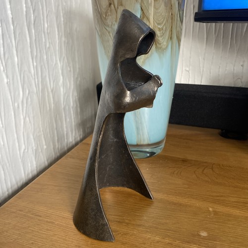 Large hand forged hooded monk - ,