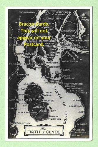 K470 isle arran - 1939, map