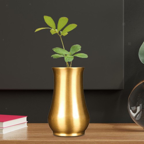 Brass vase table centerpiece - vase,