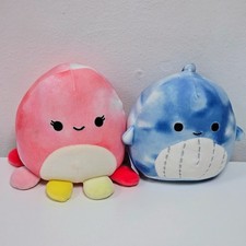 Squishmallows 5" Samir The Whale And Orzella Octopus 5" Bundle