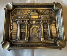 Brass Ashtray Gate Memorial To