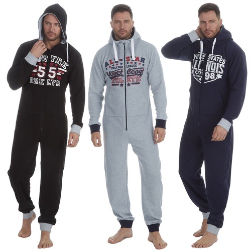 Mens varsity 1onesie - 1onesie, fleece