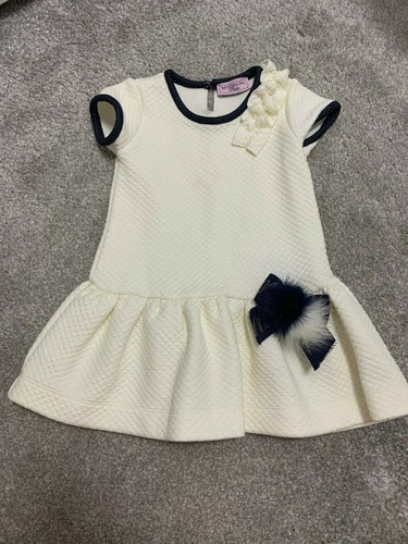 Monnalisa bebe ivory navy - &,