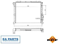 Radiator, engine cooling for