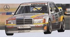 KARCHER MERCEDES 190 E 2.5 16 EVO 2 DTM 1990 ORIGINAL PERIOD STICKER AUFKLEBER