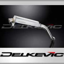 HONDA VFR750 1994-1997 HI LEVEL 350mm OVAL STAINLESS BSAU SILENCER EXHAUST KIT