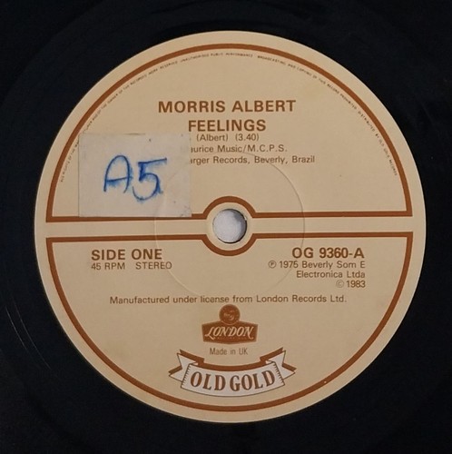 Morris albert feelings - morris,