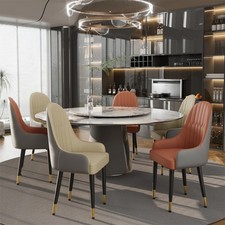 Large Dining Chairs 2pcs PU