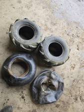 westwood countax ride on mower PAIR 18 9.50 8 CHEVRON LUG TYRES tractor tyre 