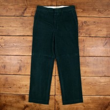 Vintage Haggar Cord Corduroy Pants Trousers 34x32 90s Unisex Straight Green