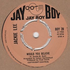 Jackie Lee Would You Believe