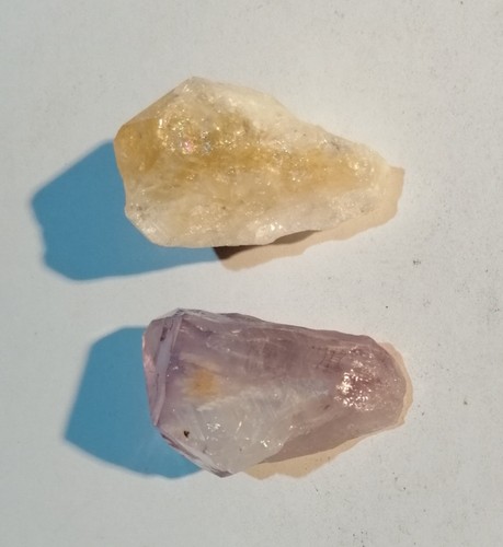 Natural citrine amethyst - citrine, &