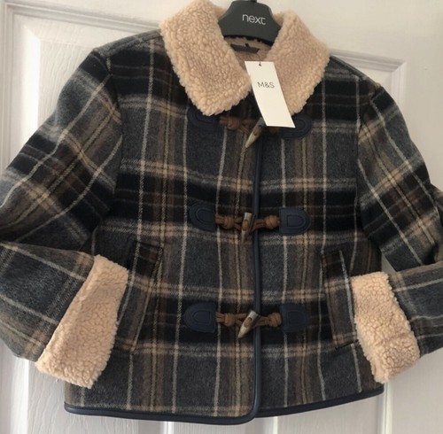 Boys checked duffel coat - boys,