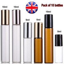 10PCS 5/10ml Amber Clear Roll