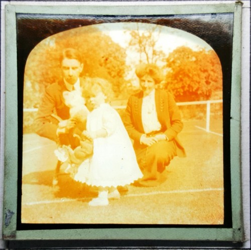 Antique magic lantern slides - lantern,