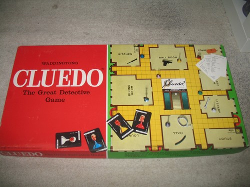 Cluedo detective board game - detective,