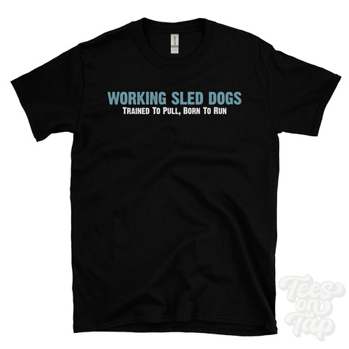 Working sled dogs trained - working,