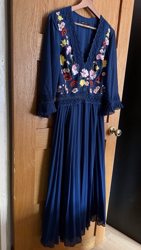 Asos embroidered floral midi - asos,