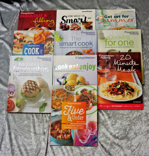Weight watchers cookbooks - 10, cookbooks**