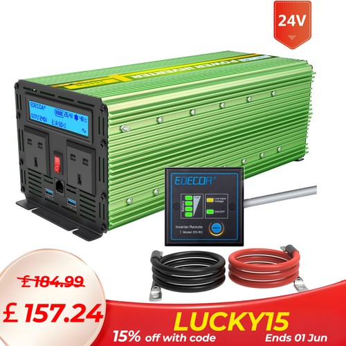 Edecoa power inverter 24v - edecoa,