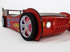 Racing Car Bed for Kids Red