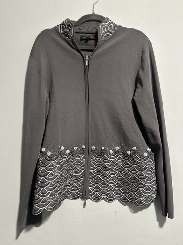 Stephen dark grey scallop - dark,