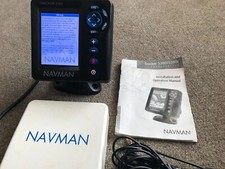 NAVMAN  5380 CHARTPLOTTER , NEW AERIAL,POWER,MOUNT,COVER,MANUAL (takes c map max