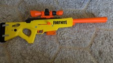 NERF Fortnite Sniper BASR-L Bolt Action, Clip Fed Blaster Toy Soft Dart Combat 