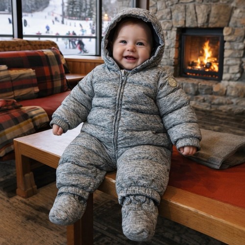 Gap baby snowsuit unisex - snowsuit, 0-6