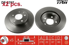 X2 PCS FRONT BRAKE DISC ROTOS