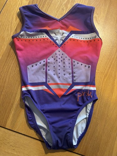 Pink gymnastics leotard - leotard, 28