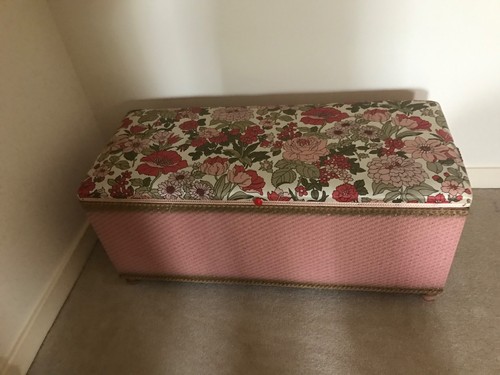 Vintage ottoman lloyd loom - vintage,