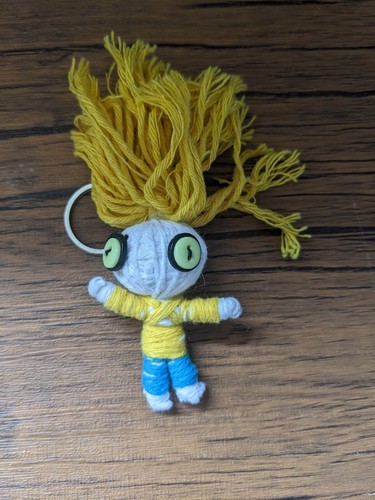 Voodoo dolls keyring - voodoo,