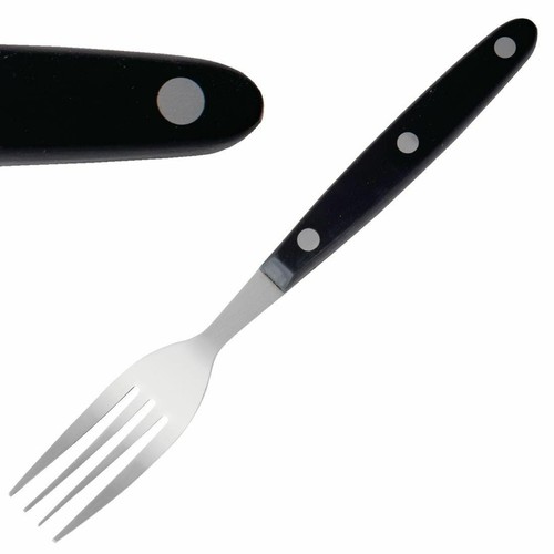 Steak fork with black - with,