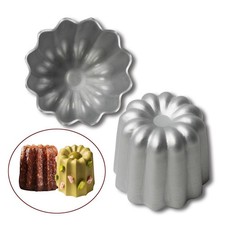 Unique Fluted Aluminium Moulds for Baking Individual Desserts and Jellies