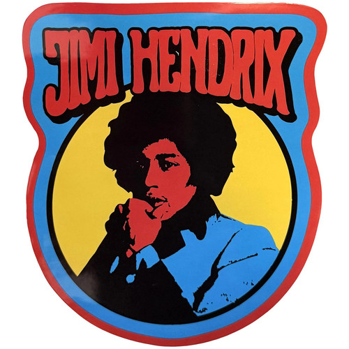 Jimi hendrix sticker vintage - hendrix, sticker:
