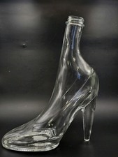Vintage  glass high heel shoe