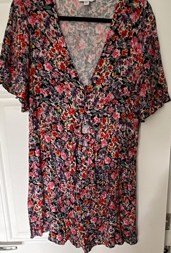 Topshop size black - size, floral