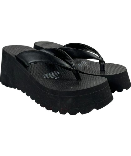 Black wedge heeled - black, wedge-heeled