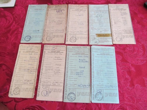 Lambretta buff log books - buff,